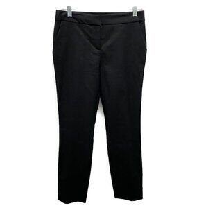 Diane Von Furstenberg Black Waffled Tapered Pants
